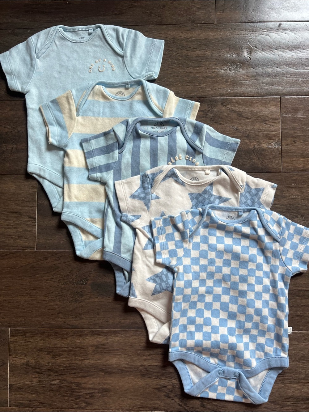 NEXT US 1 Month Baby Bot Onesie Lot